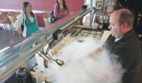 liquid nitrogen ice cream