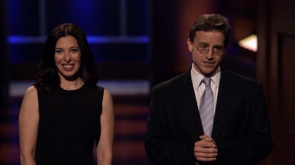 Debbie Brooks and her husband Paul d'Auriac on Shark Tank