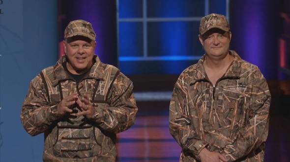 Muddy Water Camo Update Stephen and Steve on Shark Tank