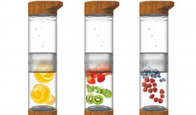 fruit infused water bottle