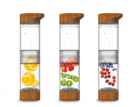 fruit infused water bottle