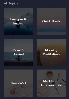 meditation app