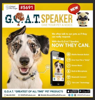 goat pet speaker