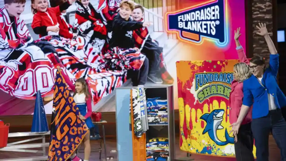 Fundraiser Blankets Shark Tank